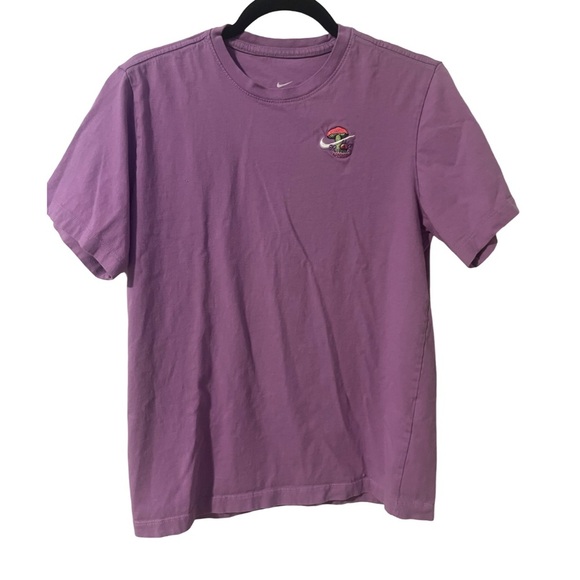 Nike Other - The Nike Tee Purple Mushroom Embroiderer Athletic Tee Shirt Size Medium